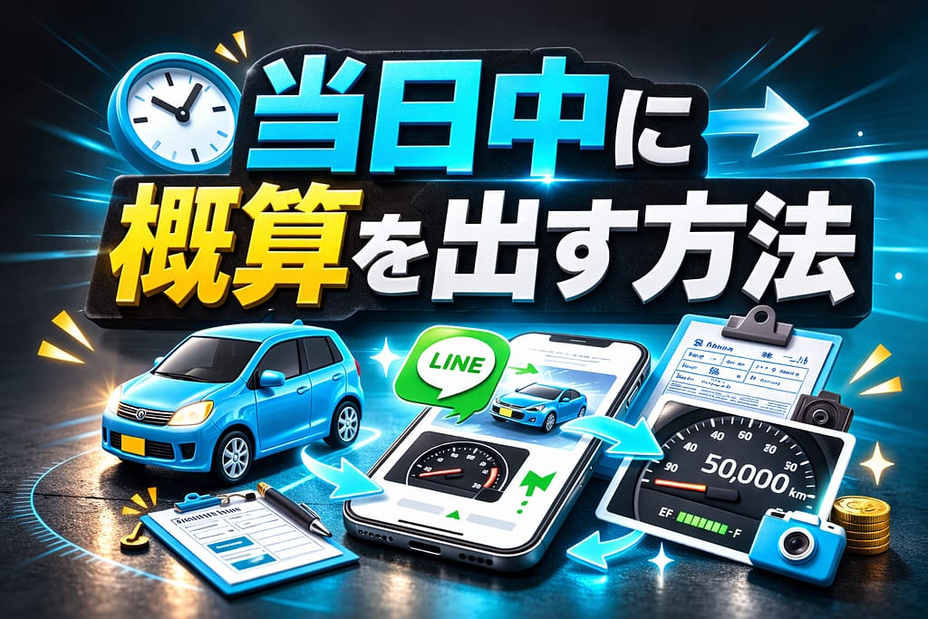 当日中に概算を出す方法